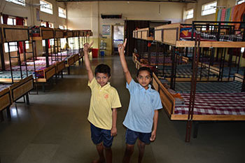 Adivasi Boys in the hostel